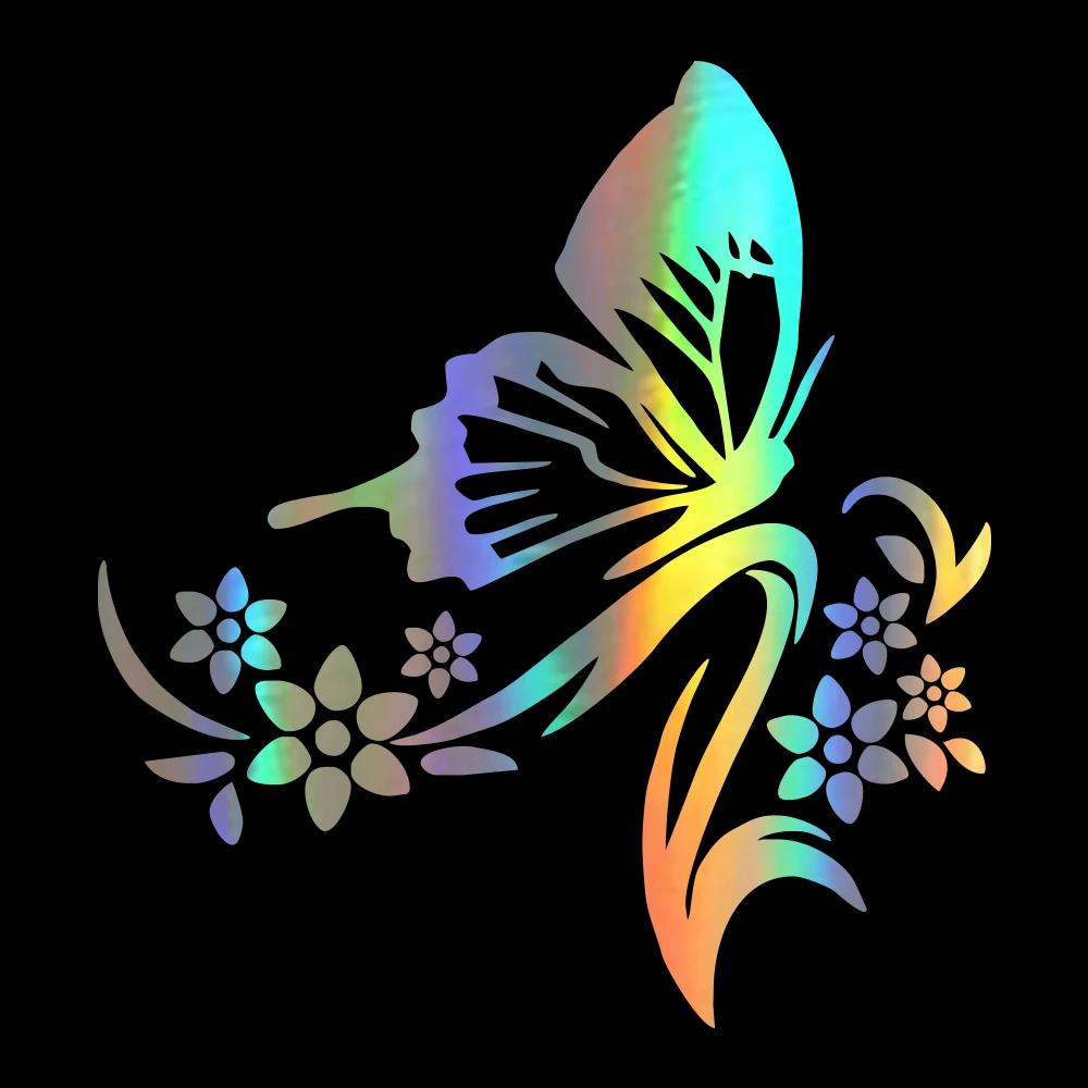 Bumper Sticker Beautiful Flowers Series Rose Lotus Flower Vinyl for Car Body Window Car Stickers and Decals Car Styling,20*20cm