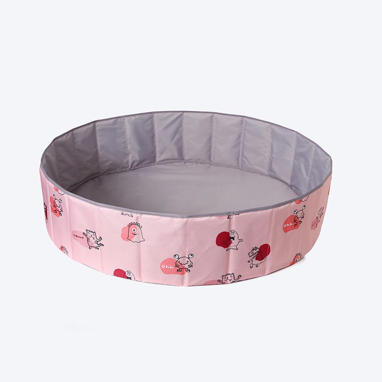 

pool no need to for for home for water for PVC easy to pink Children s ball, foldable, inflate, pets, use, play, pets, foldable, mini, material, розовый