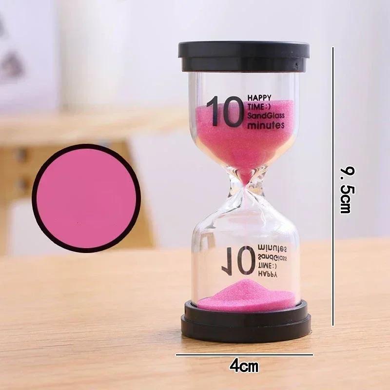 

1-30 Minutes Mini Sand Clock Timer Creative Children Do Homework Clean Teeth Sandglass Timer Home Decoration Hourglass Watch 1min розовый