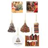 Book Christmas Tree Decoration Party Favors Home Decoration Stack of Books Pendant for Yard Festivals Wall Shelves Holiday