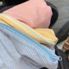 Portable Large Capacity Cosmetic Bag Cotton Plaid Cosmetic Storage Bag Lipstick Storage Bag