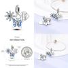 Three Piece Set Charm Beads Fits Charms Bracelet for Women 925 Silver Pendant Bead DIY Jewelry Gift