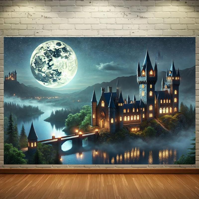 1 piece dream castle background fabric multi-functional background wall decoration wall fabric
