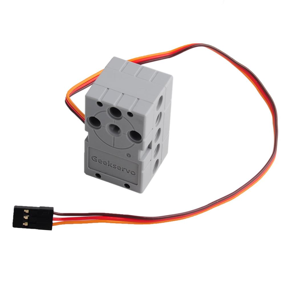 4 Geekservo Servo 360° KG Gradient Servers, Programmable Dual Output Axis Servers (Bit Compatible) DIY Tech Building Bricks
