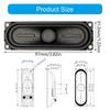 Small Oval Speaker with Internal Magnet Technology 97x31mm 4 Ohm 12W Power Simple To Operate for Clear Sound Output