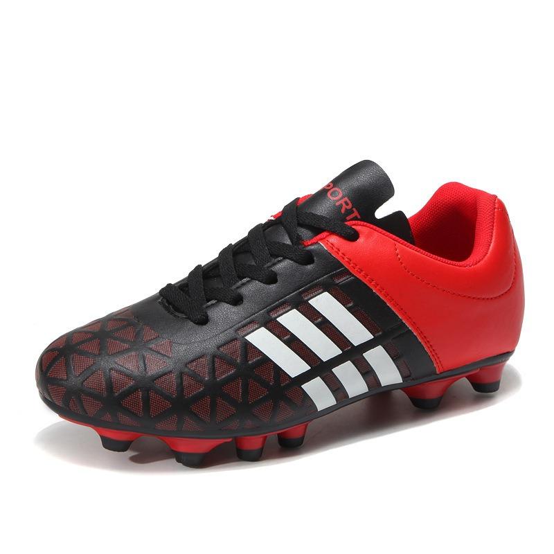 1 Children's Long-nail Football Shoes, Men's and Women's Middle-aged and Older Children's Five-a-side Leather Football Shoes, Broken Nail Sports