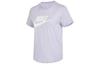 Sportswear Essentials Women'ss Retro Logo Print Crewneck T-Shirt Purple DX7907-536