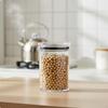 Clear Canister HumidityResistant Dry Food Storage Goods Jar for