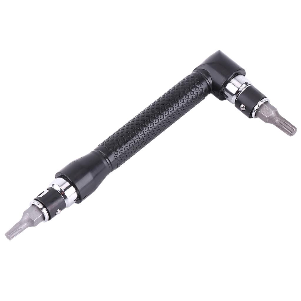 1/4 Wrench Wrench Driver L Shape 1/4 Inch Hex Socket Wrench Double  with Various Screwdriver Bits Hand Tool L Shaped Wrench