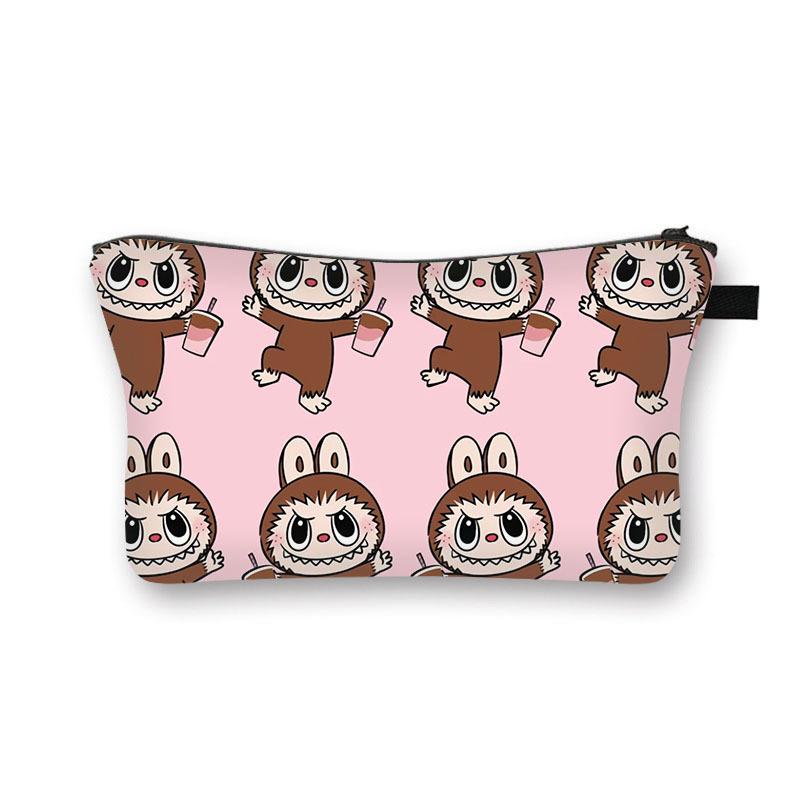 Cosmetic Bag for Girls, Large Capacity, Cute Storage, Toilet Bag, Portable Clutch Bag.