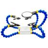 Octopus Welding Clamp with 5X Magnifier & Base PCB Soldering Holder 1/4In Thread Welding Auxiliary Tool Third Hand Tool