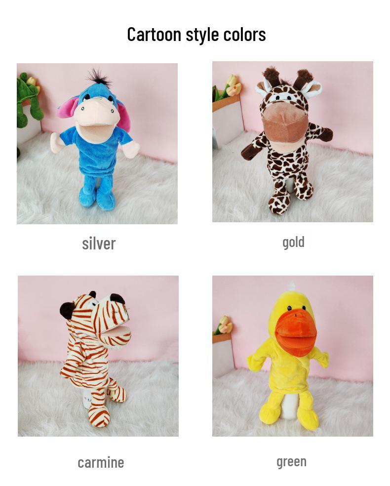 Animal Hand Puppet for Kids: Interactive Ventriloquism & Early Education Toy