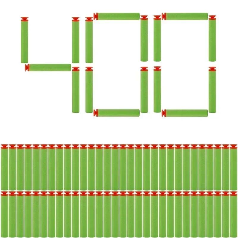 BGreen 7.2cm Sucker Head Bullets Foam Darts EVB Refill for N-Strike Elite Series Blasters Kids Toy Gun Accessories
