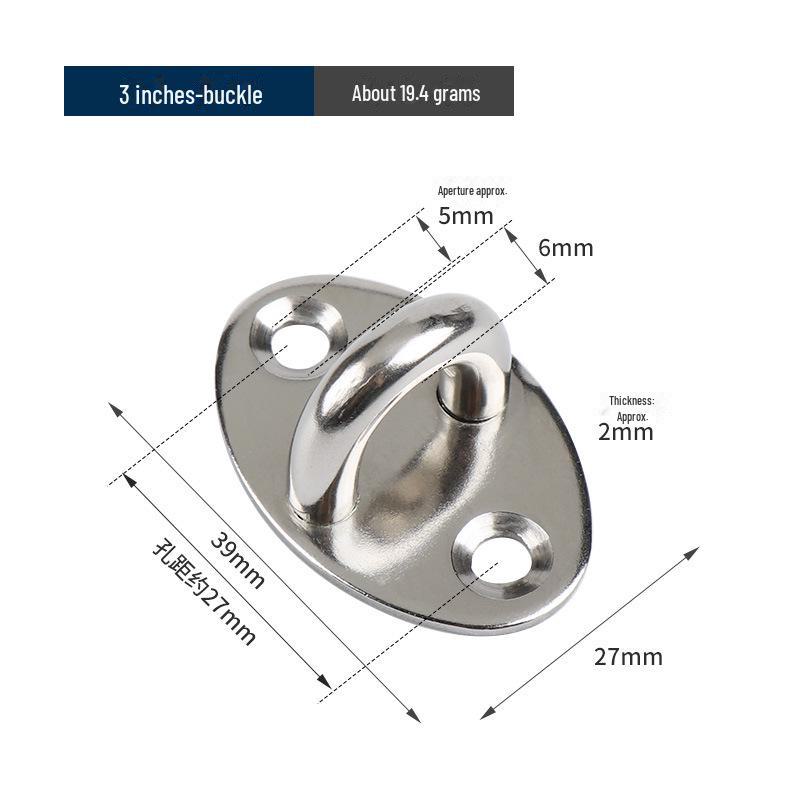 

Потовщений чорний гачок для вікон і дверей з нержавіючої сталі