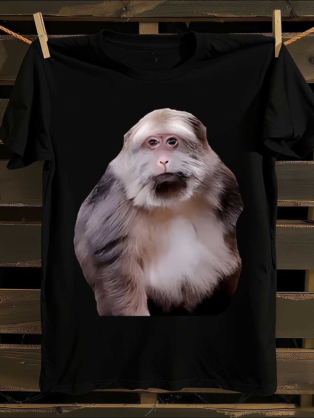 

Funny Xing Xing Monkey Meme T-Shirt Mens Tshirt Womens Tshirts with Letters Print Short Sleeves T-Shirt Casual Street Tee Shirt Top XXXL