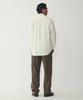 MAN ON THE BOON Chambray Work Shirt_Ecru 4716103015