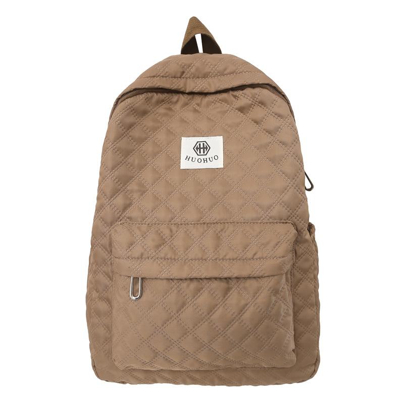 Schoolbag1011 New Trend Fashion Backpack Casual Simple Versatile Computer Backpack Large Capacity Chinese College Student School Bag