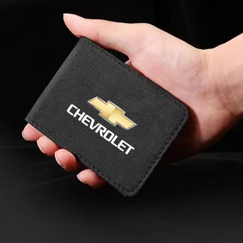 Car Driver License Cover Suede Leather Credit Card Holder For Chevrolet Cruze Groove Volt Lacetti Trax Niva Orlando Kalos Tahoe