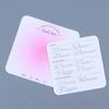 50 stk. 6,5X6,5 cm Neglekunst Displaykort Press-On Negle Pakkekort Pap Manicure Kunstig Negl Display Dekoration Pakkekort