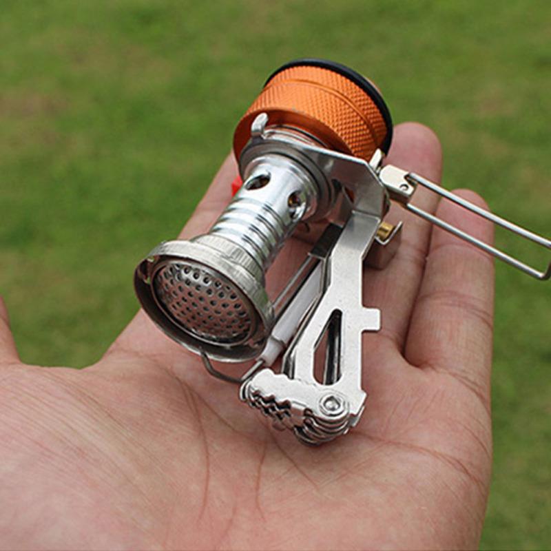 Portable Mini Outdoor Cooking Stove Backpacking Camping Gas Stove Burner
