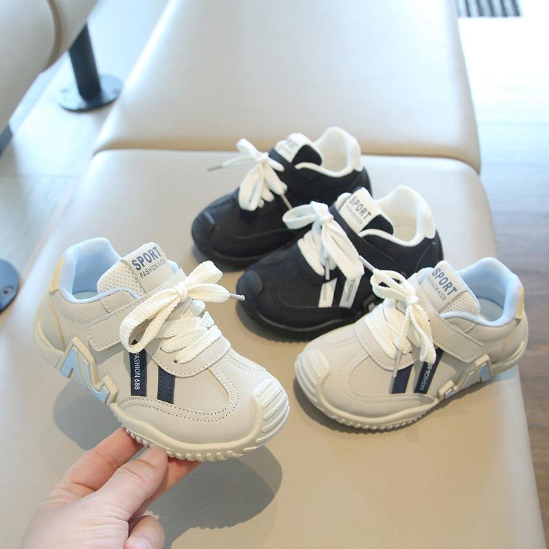 Children's Sneakers2026New Spring and Autumn Boys' Casual Shoes, Girls' Training Shoes, Soft-Soled Baby White Shoes