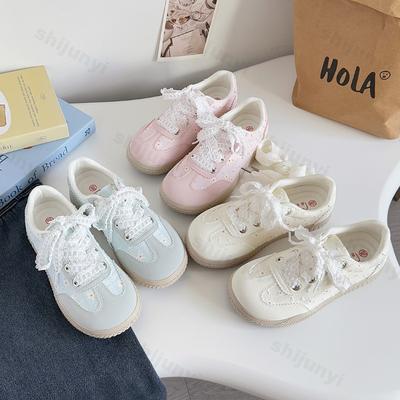 Autumn Women's Casual Sports Shoes Flower 2026 Comfortable Anti Slip Outdoor Vulcanized Shoes Lace Up Fashion Running Shoes