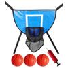 Trampoline Basketball Hoop with Pump and Mini Ball Kids Sport Games Easy To Assemble for Trampoline and All Ages