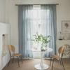 Curtain Finished Farmhouse Kitchen Living Room Balcony Decoration Floating Curtain Half-Cut Short Curtain Hollow Mantle Curtain