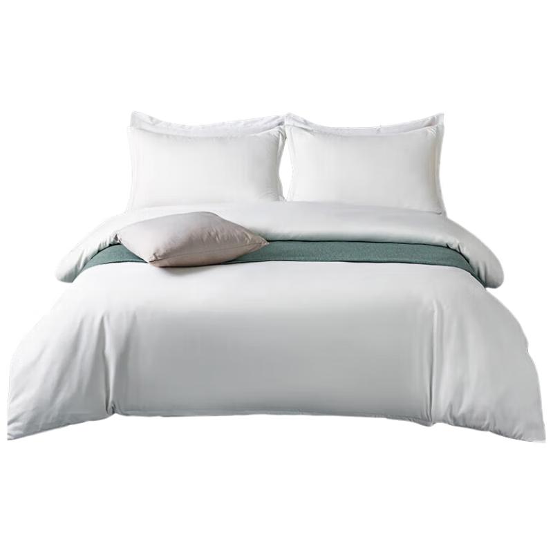 Yuanshenghuo 60-Thread Count Pure Cotton Hotel Bedding Set 1.2m Bed Sheet Style (Duvet Cover 150x200cm)