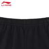 Li Ning Fitness Series Logo Print Straight Leg Mid Rise Long Pants Knitted Sports Pants Women pants Black AKLT968-1