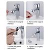 Flexiflow Rotating Faucet Extender Easily Install 1080° Rotation Splash-Proof Design for Facial Cleaning Washing Dishes