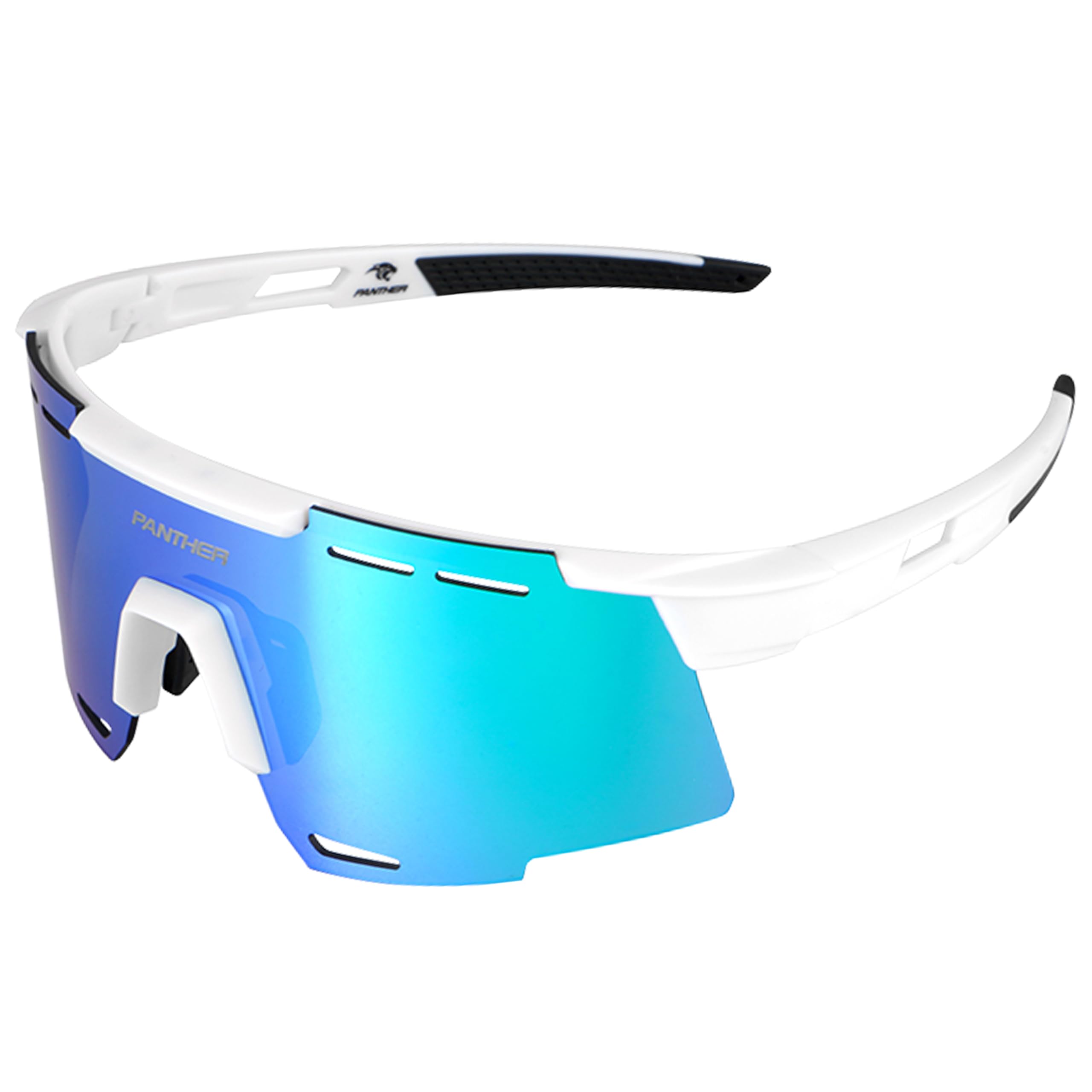 

PANTHER Polarized Sports 5 Interchangeable Lenses Prescription Inner UV400 for Men and and Outdoor Sunglasses, Included, Frame, Ultra-Lightweight,