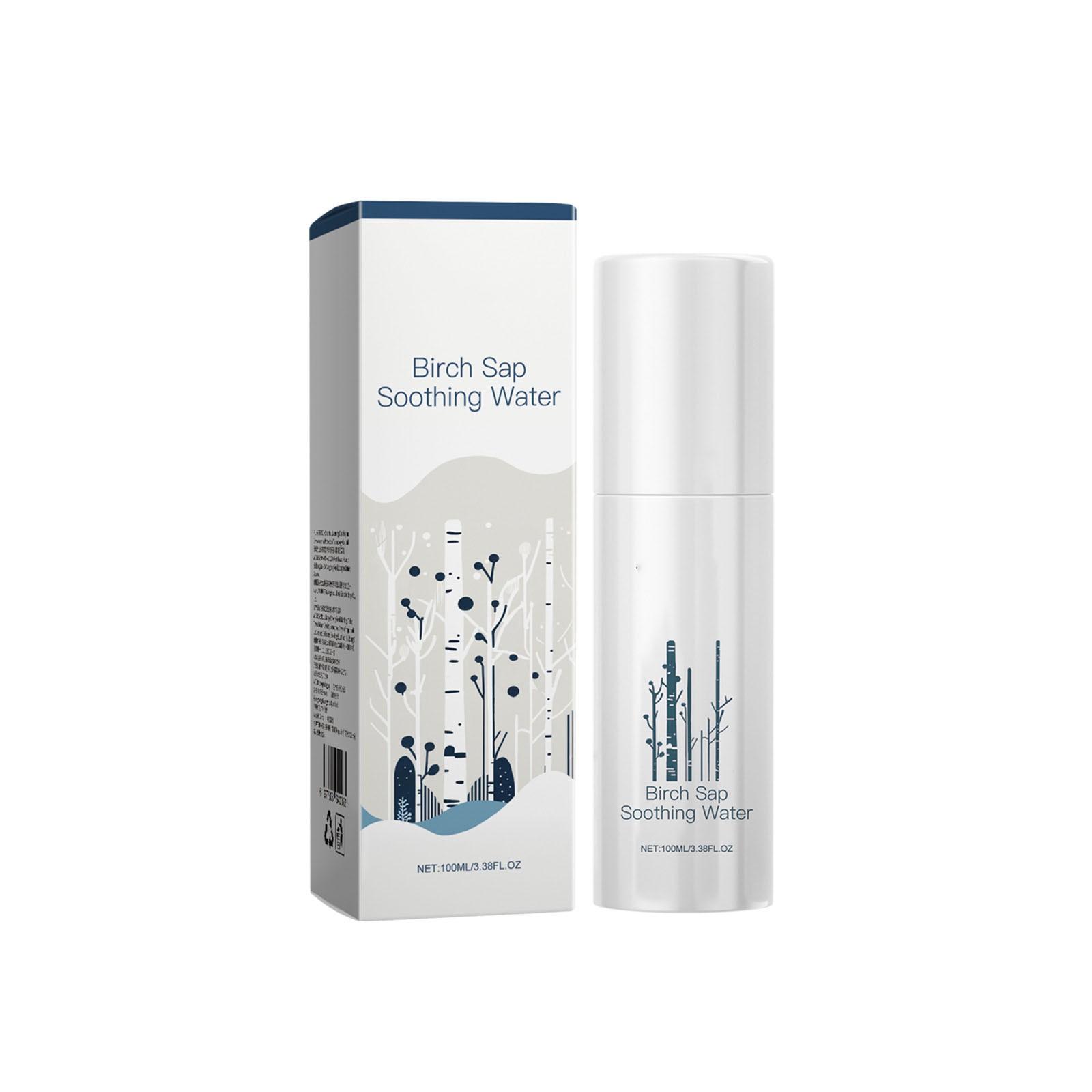 

Березовый сок успокаивающий водный уход за кожей лица увлажняющий яркий лосьон для ухода за кожей 100 мл One Size