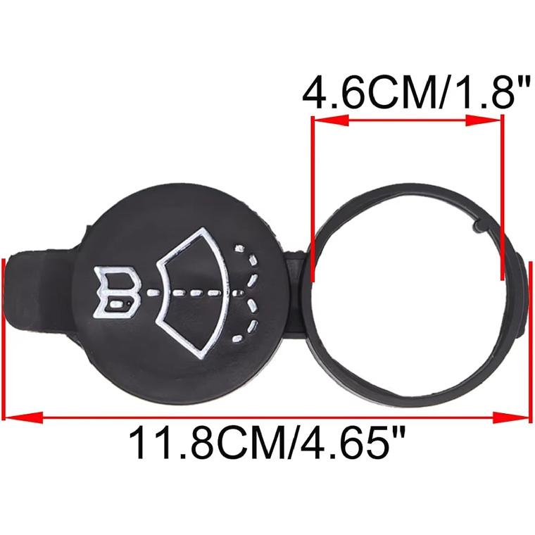 Water Tank Cover Compatible With GMC For Canyon 2015 2016 2017 2018 2019 2020 Windscreen Washer Bottle Screenwash Reservoir Cap Cover 1450270,