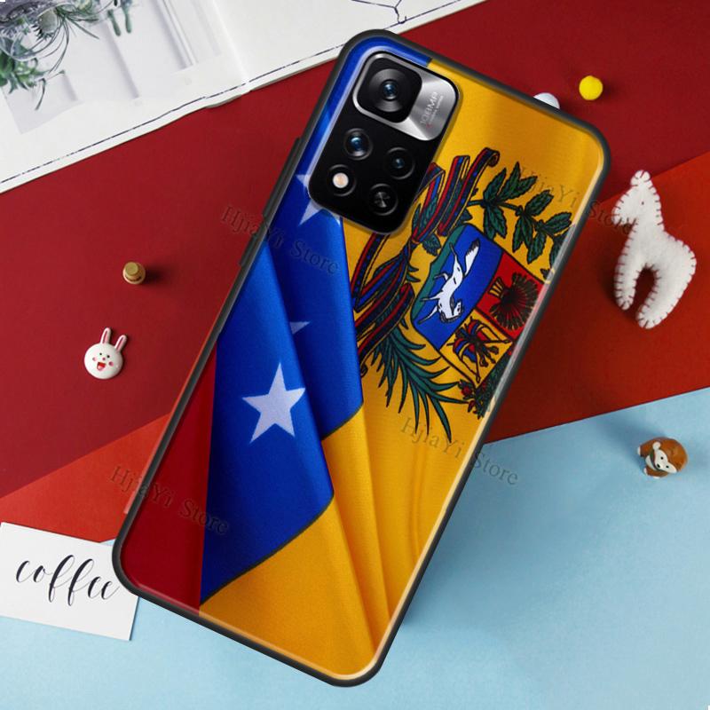 Venezuela Flag Coat Of Arms For Xiaomi Redmi Note 10 Pro Case Cover For Redmi Note 11 Pro 8 9 9S 10S 9A 9T 9C Coque