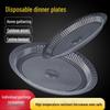 Transparent Disposable Round Plastic Plates