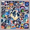 50 Original Astronaut Space Graffiti Stickers: DIY Journal & Book Stickers