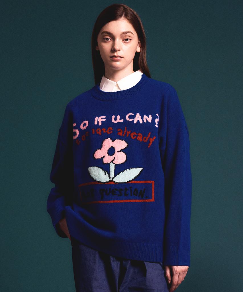 Soipeuyukaen Soft Blend Touch Lettering Knit