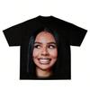 The Scientist Street Hip Hop TShirt Classic Big Face Print Crew Neck Short Sleeve Unisex Women Top Y2K Harajuku Street Cotton Tees