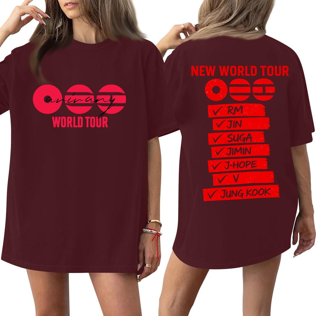 Women's Casual Letter Print Short-sleeved Top T-shirt