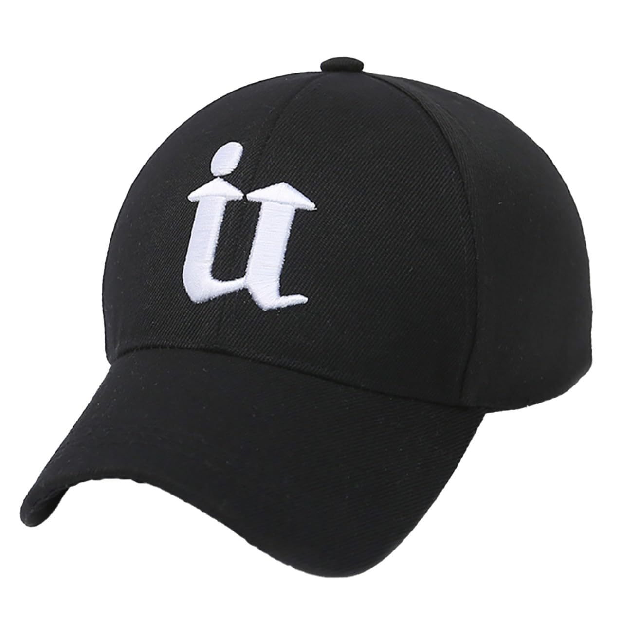 

Simple English Letter Logo Baseball CZ809 [White Fang] Cap, Outdoor, Sports, Casual, Men s, Women s, (Black) чорний
