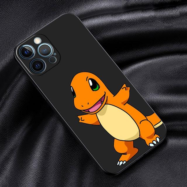 

Чехол для Apple iPhone 14 13 11 12 Pro 7 XR X XS Max 8 Plus 6 6S SE 2022 13Pro черный мягкий телефон Funda Pikachu Pokemon iPhone SE 2022