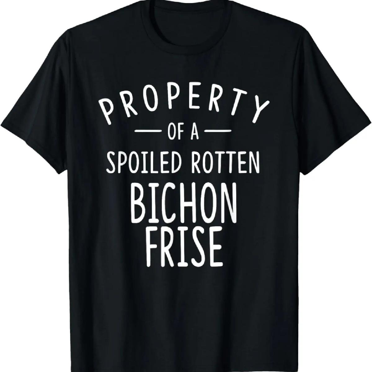 

Bichon Frise Funny Dog Shirts for Men Women Dog Owners XXXXXL різнокольоровий