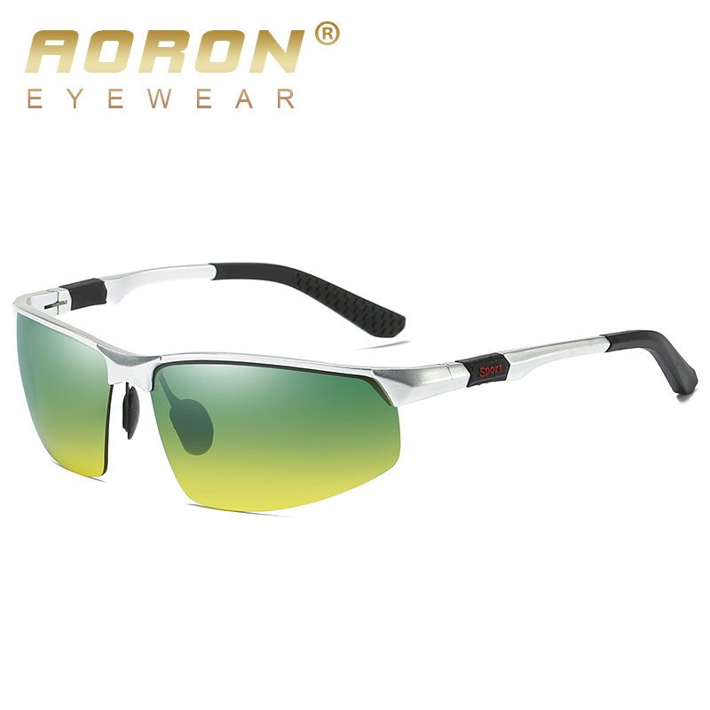 aoron More Than 100 Colors Polarized Sunglasses for Men Women Fashion Design Metal Frame Outdoor UV400 Anti Glare Driving Glasses