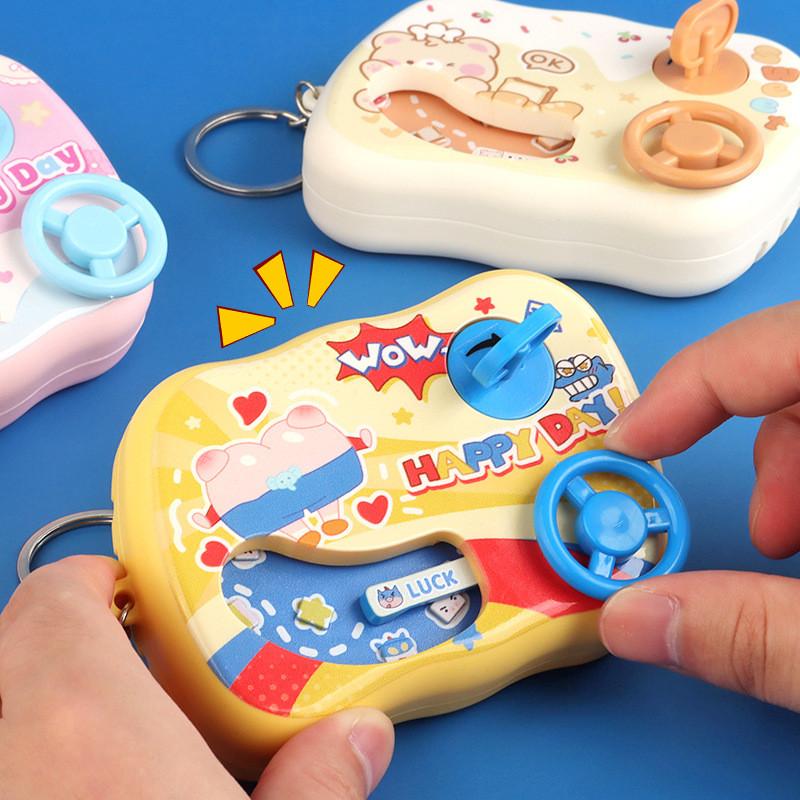 Bear Capybara Cute Cartoon Printed Steering Wheel Challenge Game Pendant Console