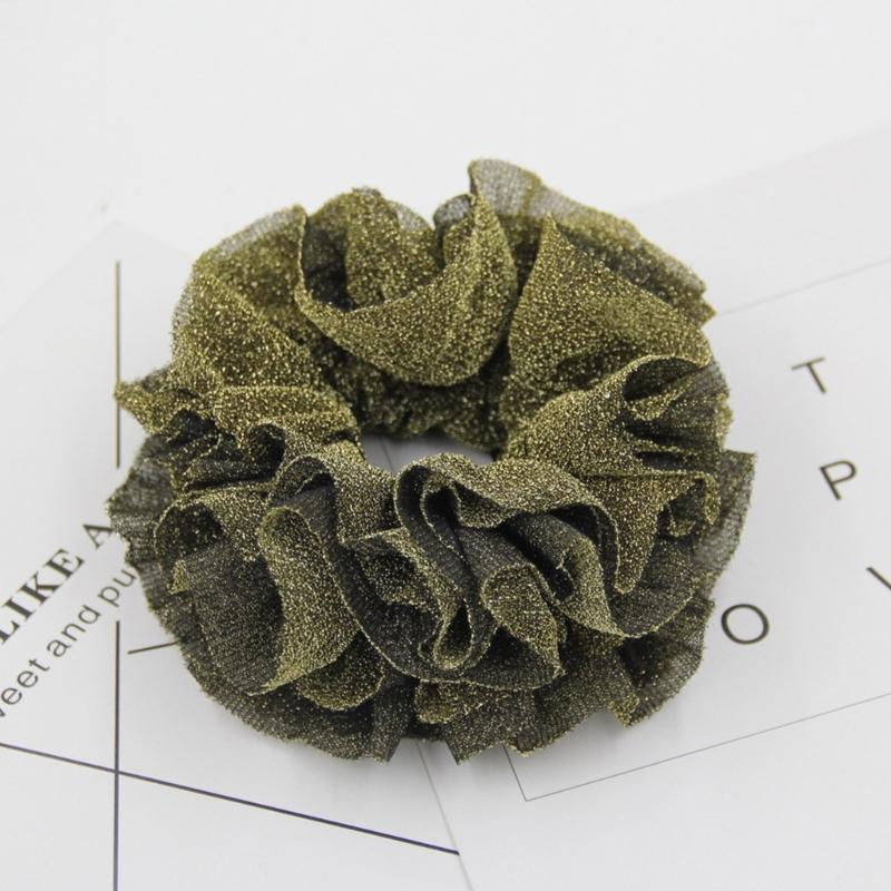 Gauze Scrunchies Women Extra-Large Scrunchie Oversized Thick Elastic Fluffy Hair Ties Hair Scrunchies Ponytail Holder