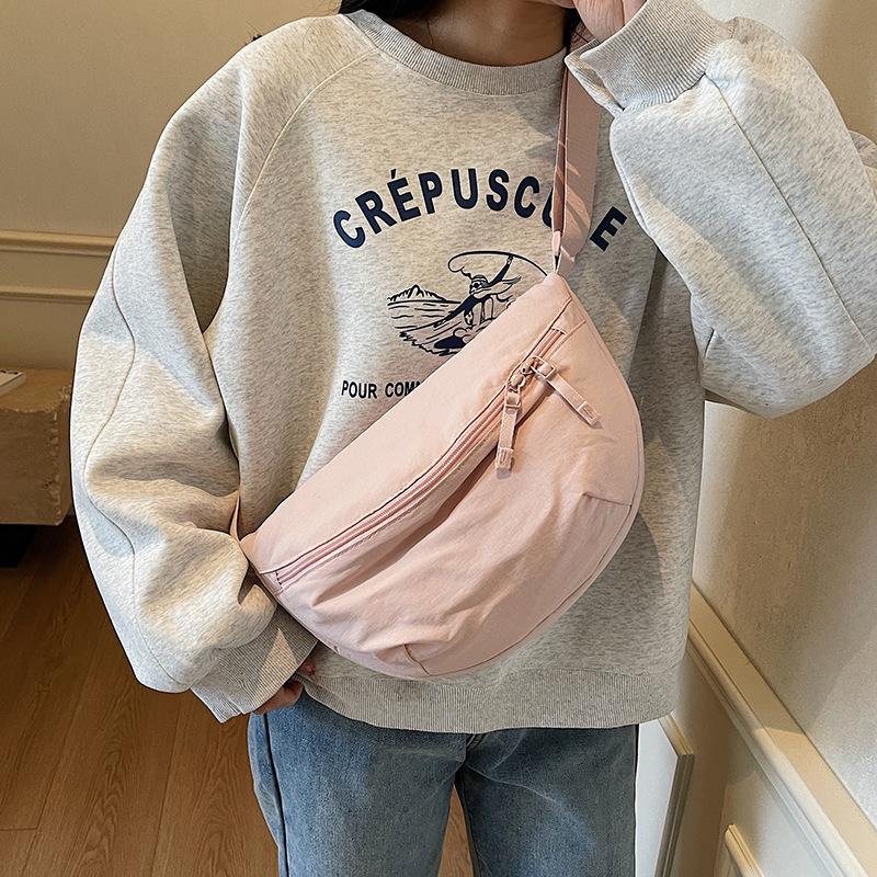 

Новая наплечная сумка женская сумка-мессенджер модная маленькая сумка водонепроницаемая нагрудная сумка простая нейлоновая сумка дорожная сумка-пельмень