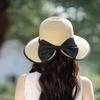 Ny Sommarhatt med Rosett för Kvinnor, Solskydd, Solskyddskräm, Solhatt för Havet, Avslappnad Solhatt