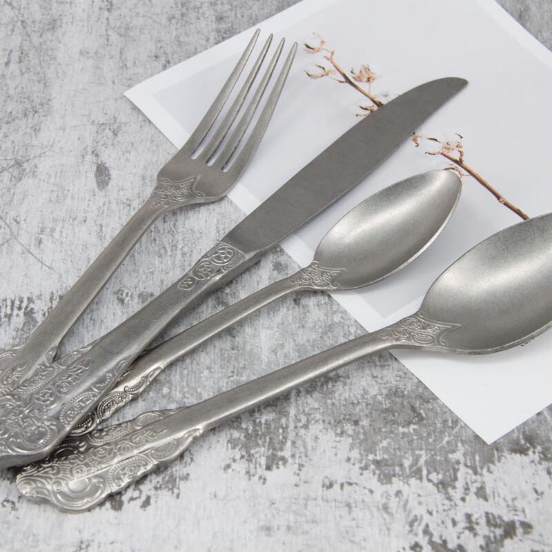 Zuo Zhixun European Retro 304 Stainless Steel Dinner Forks (Set of 2)