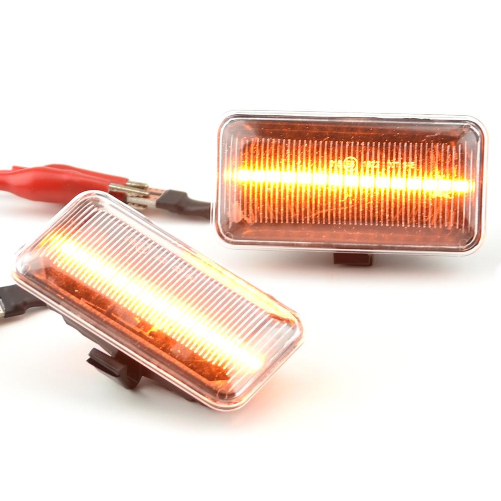 For VW Golf 2 3 Passat B3 Vento Jetta A2 A3 Seat Ibiza 2 Cordoba 1 LED Dynamic Side Marker Turn Signal Light Repeater